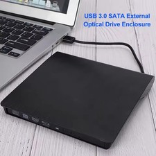 External CD DVD Drive USB 3.0 CD-RW Player for Laptops Desktop PCs Windows 11 10 picture
