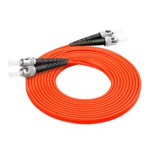10 Pcs 3M ST-ST Duplex Multimode 62.5/125 M/M OM1 Fiber Optic Cable Patch Cord picture