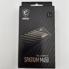 MSI SPATIUM M450 SSD 1TB PCIe 4.0 NVMe M.2 Internal Solid State Drive picture