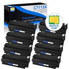 8PK C7115A High Yield Toner Cartridge for HP LaserJet 3310mfp 3320 3320mfp 3380 picture