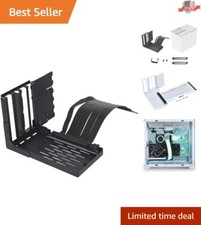 Toolless Vertical GPU Mounting Kit with PCIe 4.0 Riser Cable - Black Elegance picture
