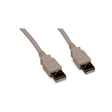 15ft USB Cable Type A Male to Type A Male Cable - White picture