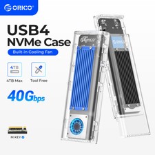 ORICO M2 NVMe SATA SSD Enclosure USB C 40Gbps/10Gbps SSD Case for M /B+M-Key picture