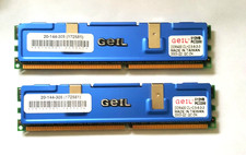 Geil GE5123200B 2x 512MB DDR400 PC3200 184pin PN 1010 Memory Module NEW picture