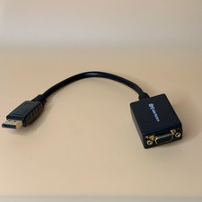 Cable Matters DisplayPort Male to VGA/SVGA D-Sub Female Adapter Black picture