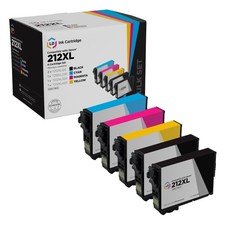 LD Reman Epson 212XL High Yield Ink: 2 Black 1 Cyan 1 Magenta 1 Yellow picture