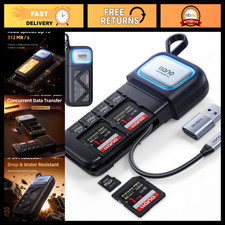 High-Speed SD/Micro SD Card Reader Holder Case, USB 3.2 Gen 1, Compact & Durable picture