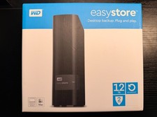 WD - easystore 12TB External USB 3.0 Hard Drive - Black - WDBCKA0120HBK-NESN picture