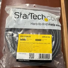 NEW StarTech DVIDSMM20 20ft DVI-D Single Link Cable - M/M DVI-D Male Video DVI-D picture