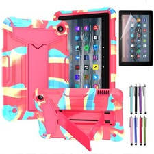 For Amazon Fire HD 8 inch Case 2024/2022 12th Generation Shockproof Rubber Stand picture