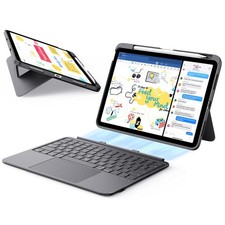 ESR Flex Keyboard Case iPad Air 11 M4 M3 M2 Detachable Trackpad Bluetooth Gray picture