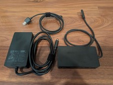 Microsoft Surface Dock 2 1917 (199W) with 3 Extra Chargers (127W NIB, 65W, 39W) picture