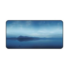 Blue Mouse Pad, Aesthetic Mouse Mat, Large XL Deskmat, Gaming Mouse Pad  picture