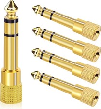 5-Pack 3.5mm to 1/4