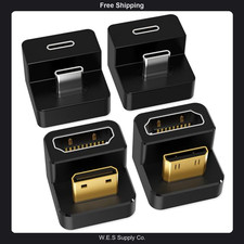 180 Degree USB-C to C and Mini HDMI to HDMI Adapter Set for Portable Monitors picture
