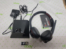 Poly Savi 8220 UC Wireless USB Black Double On-Ear Boom Headset - NOT WORKING picture