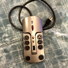 GE E192912 8-Outlet Surge Protector 4ft Cord 125V 15A 60Hz picture