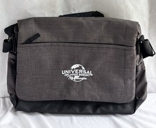 Universal Orlando Resort Merchandise Gray Heathered Grey Laptop Messenger Bag picture
