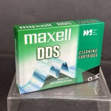 NEW Maxell DDS Helical Scan 4mm Cleaning Cartridge for Digital Data Storage picture