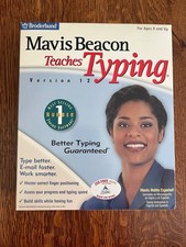 Vintage Software Broderbund Mavis Beacon Teaches Typing Version 12 Windows picture