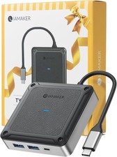 6  8 Port USB C Hub PD Ethernet Hub With 100W Power Delivery 4K@60Hz HDMI Port picture