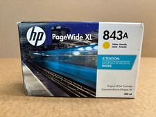 New OEM HP 843A  PageWide XL 4000,4500  Yellow Ink ( C1Q60A ) EXP: 4/15/2024 picture