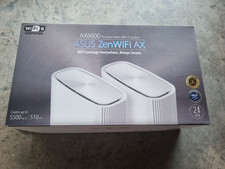 2 x ASUS ZenWiFi XT8 Tri-Band Mesh Wi-Fi 6 System - White Boxed  picture