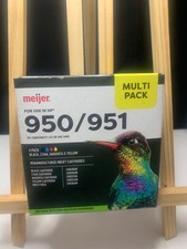 Meijer 950 951 Inkjet Cartridge 4 Pack Black-Cyan-Magenta-Yellow-New Sealed Box picture