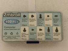 400PCS Computer Screws & Standoffs Kit SSD Screws for PC Motherboard Repair picture