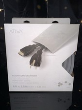 Ativa 6ft Floor Cord Organizer Cable Cover Protector NIB Home Office Wire picture