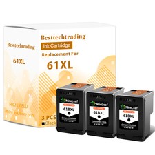 3PK 61XL Black Ink Cartridge FOR HP ENVY 4507 4508 4509 5530 5531 5532 5534 5535 picture
