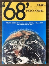68 Micro Journal - March 1981, Vol. III, Issue III picture