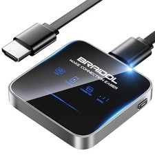 BLACK - BRAIDOL 2027 UPGRADED WIRELESS HDMI DISPLAY DONGLE ADAPTER picture