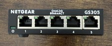 NETGEAR GS305v3 5-Port Gigabit Ethernet Unmanaged Switch w/ Power Adapter picture