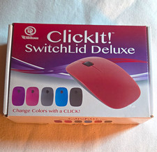 Digital Treasures ClickIt SwitchLid Deluxe 2.4GHz Optical Mouse USB Receiver picture
