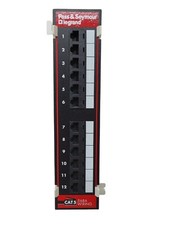 Pass and Seymour 12 port mini–Patch Panel cat. 5e / 568A NOS  picture