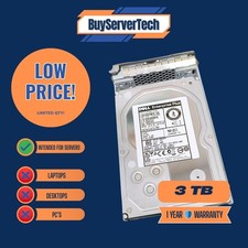 56HPY DELL Enterprise Plus 3TB SAS 7.2K 3.5IN HARD DRIVE HUS723030ALS640 picture