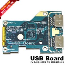 Dell G Series G15 5511 5515 Dual Port I/O Circuit USB Board LS-K66EP PXVKJ RY7G0 picture