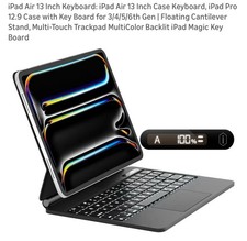 iPad Air 13 Inch Keyboard: 3rd/4th/5th/6th Generation Case With Keyboard picture