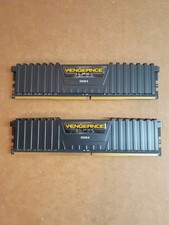 Corsair Vengeance 16GB (2x8 kit) ]PC4-19200 DDR4 2400 Memory- CMK16GX4M2A2400C16 picture