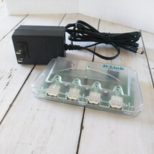 D-Link Powered USB Hub DSB-H4 4 Ports w/ Power Supply (No USB Cable) LED Light picture