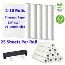 2-10 Rolls Thermal Printer Paper 8.5