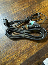 Black 10 ft 3-Pin to 3-Pin Waterproof Connector Power Cable E57733 picture