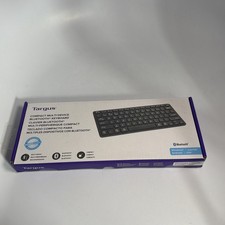 Targus Compact Multi-Device Bluetooth Antimicrobial Keyboard AKB862US New Sealed picture