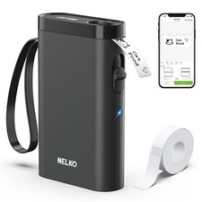 Portable Bluetooth Label Maker NELKO P21 Mini Wireless Handheld Printer picture
