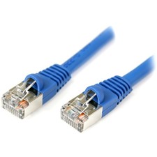 StarTech 50 ft Blue Shielded Snagless Cat5e Patch Cable picture