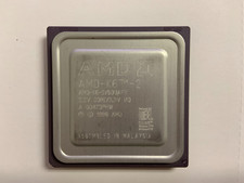 AMD 500mhz AMD-K6-2 500AFX CPU Super Socket 7 2.2v core 3.3v K6-II Vintage 1998 picture