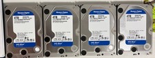4 x Western Digital Blue (5400 RPM, 3.5, SATA III) 4TB Internal HDDs WD40EZRZ picture