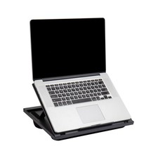 Lap Desk Laptop Stand, Bed Tray, Collapsible, Cushion, Portable, Dorm, Plasti... picture