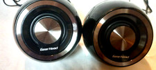 Gearhead  Speakers portable USB Computer/ Laptop black & silver sleek picture